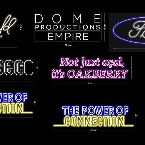 Custom neon signs for neon fever B2B