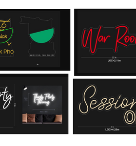 Custom Neon Signs for Neon Lumiere