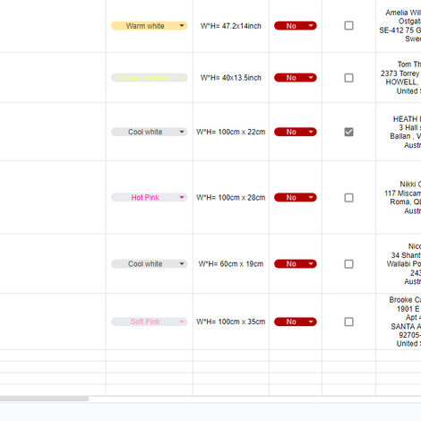 Custom neon signs for Mr. George