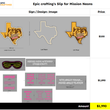 Custom Neon Signs For Mission Neon Signs