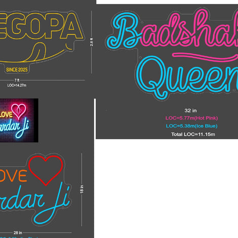 Custom Neon Sign - Neon Lumiere