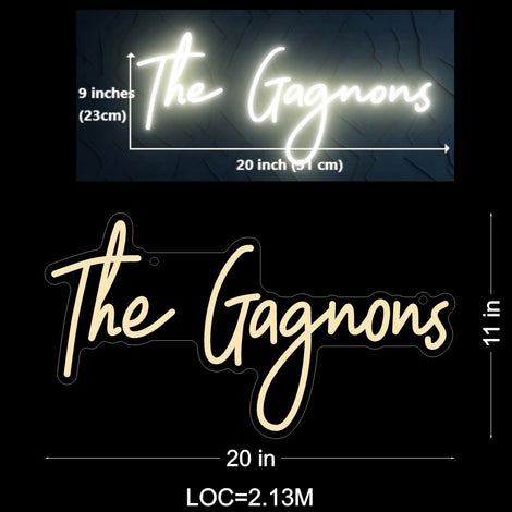 Custom neon sign for Mr. Benjamin