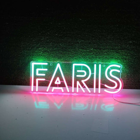 custom neon sign for Dekheel Bader