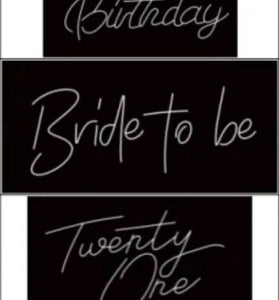 Custom neon signs for Miss Namal