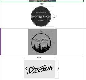 Custom Blade signs for Ben