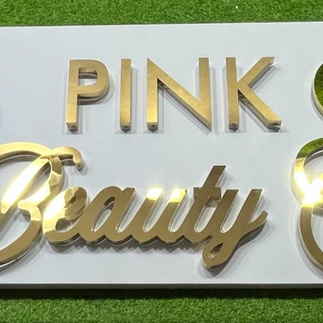 Metal with BackBoard sign for Mr. Benjamin