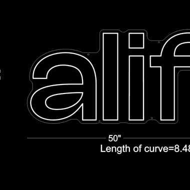 Custom Neon Sign For ALIF