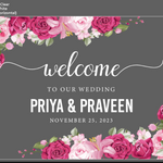 Welcome sign for Praveen kumar