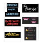 Custom Neon signs for Mr Scott (electric confetti)