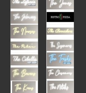 Custom neon signs for Mr. Bohdan