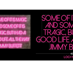 Custom Neon signs for Mr. Benjamin