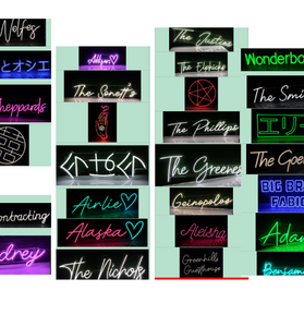 Custom Neon signs for Mr. George