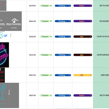 Custom Neon signs of Mr. Sultan Nick