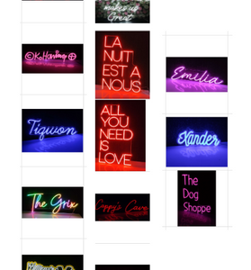 Custom neon signs for Mr Bohdan