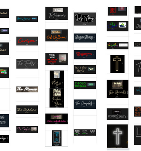 Custom Neon signs for Mr George