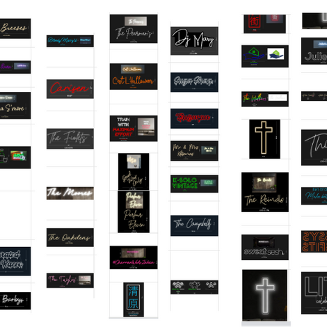 Custom Neon signs for Mr George