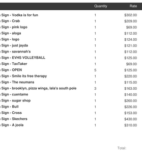 custom neon signs for Mr KC loveless