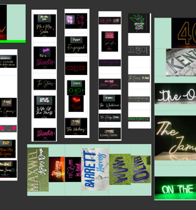 Custom neon signs for Mr. George