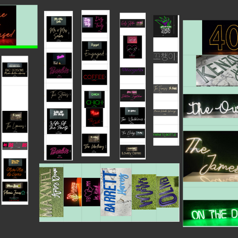 Custom neon signs for Mr. George