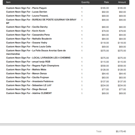 Custom Neon Signs for Mr. Greg