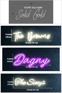 custom neon signs Mr. Benjamin