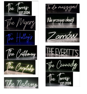 Custom neon signs for Mr Bohdan