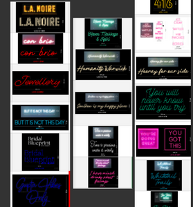 custom neon signs for Mr. Tom