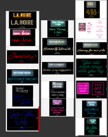 custom neon signs for Mr. Tom