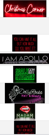 Custom neon signs for Mr Tom