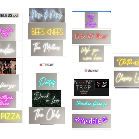 Custom Neon signs for Bohdan (Copy)