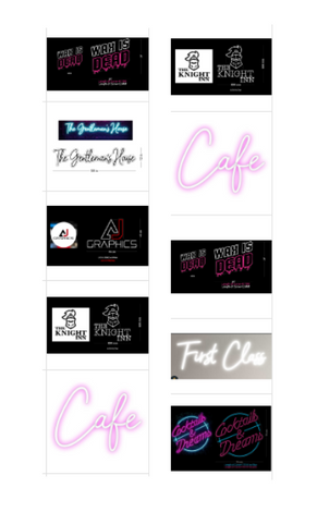 Custom neon signs for Mission Neon