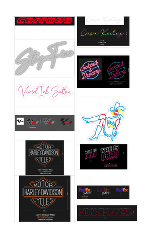 Custom Neon signs for Mr. Nick