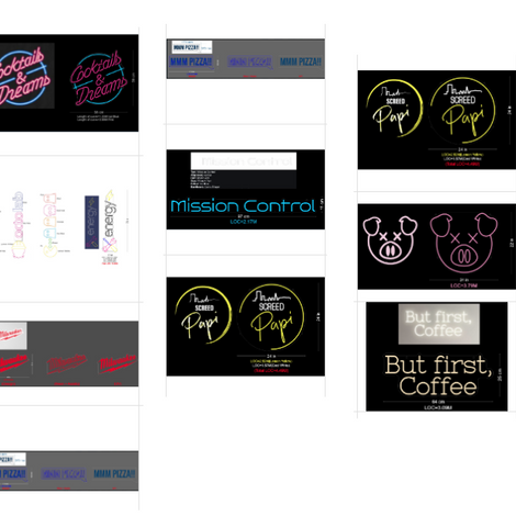 Custom neon signs for Mr Nick