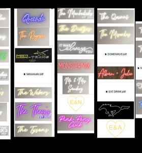 Custom neon signs for Mr. Bohdan